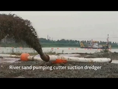 28 टन जहाज ड्रेजर 80m3 घंटे 24 मीटर रेत ड्रेजिंग मशीन